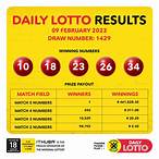 lottery results today